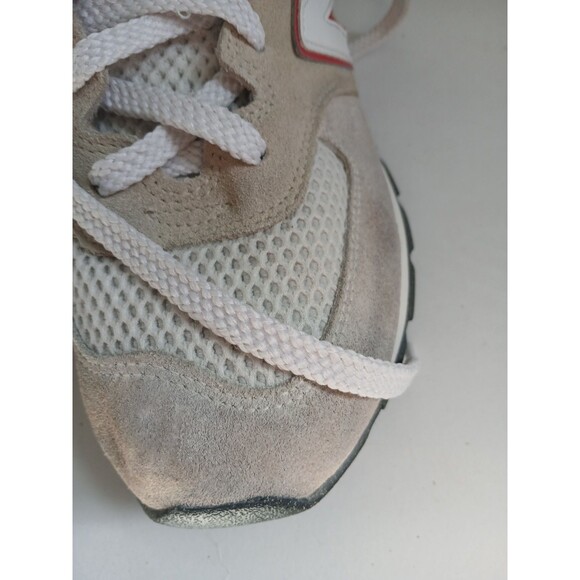New Balance Men’s Sneakers White Suede Mesh Running Shoes Size 11 main image 5